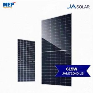 Tấm pin năng lượng mặt trời JA Solar 615W - JAM72D40 LB