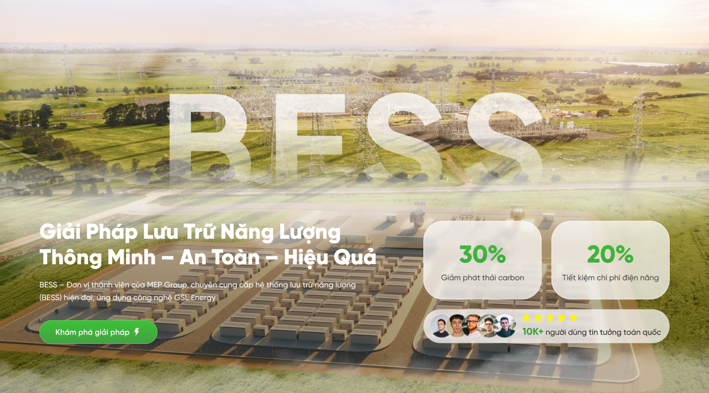 Hệ thống lưu trữ năng lượng Bess - Slide 1