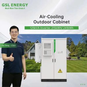 Hệ thống lưu trữ năng lượng pin thương mại và công nghiệp GSL Energy đa năng 125kVA / 241kWh