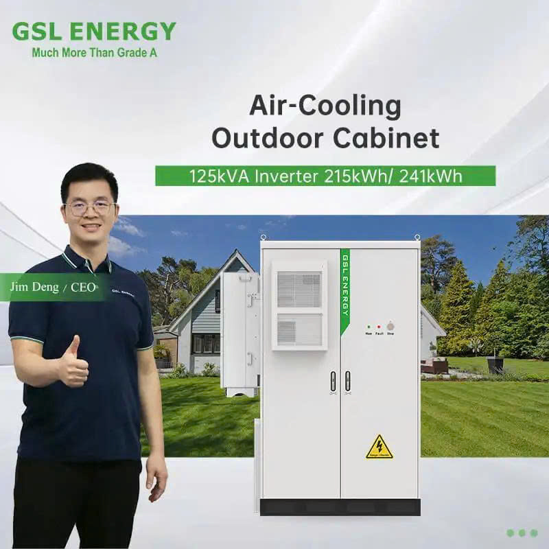 Hệ thống lưu trữ năng lượng pin thương mại và công nghiệp GSL Energy đa năng 125kVA / 241kWh