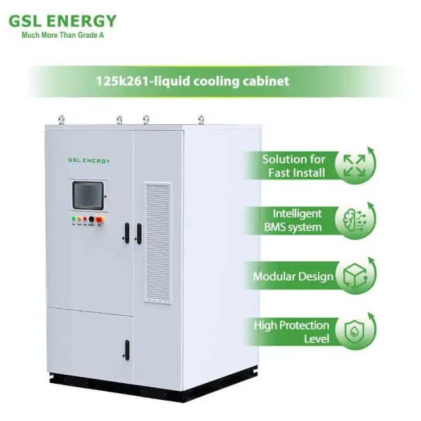 Giải pháp lưu trữ năng lượng công nghiệp & thương mại GSL Energy 125kW/261kWh