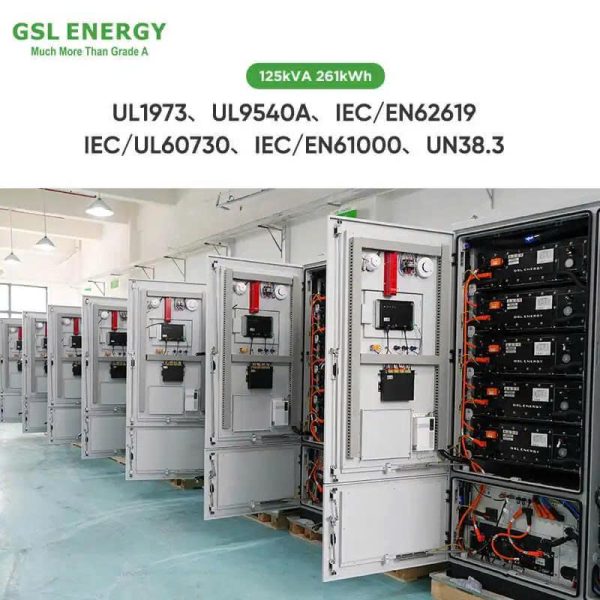 Giải pháp lưu trữ năng lượng công nghiệp & thương mại GSL Energy 125kW/261kWh
