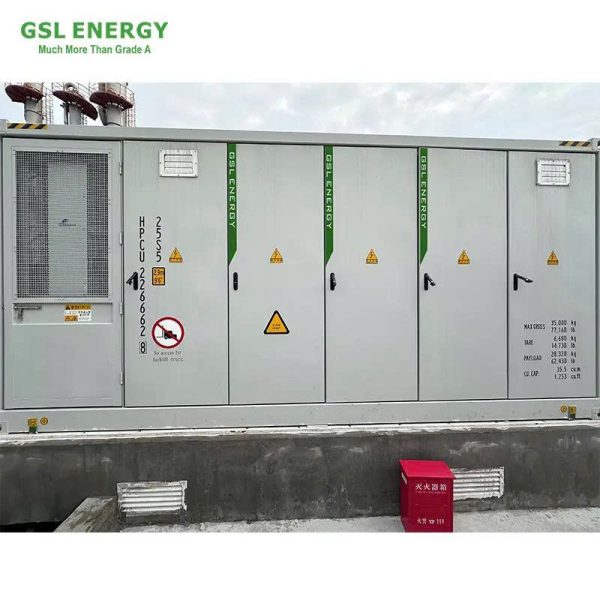 Hệ thống lưu trữ năng lượng container làm mát bằng chất lỏng GSL 3,72 MWh (20ft)