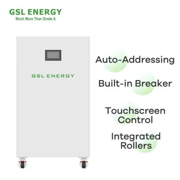 Pin lưu trữ năng lượng LiFePO₄ GSL Energy 20kWh 51.2V 400Ah – Dạng tủ di động