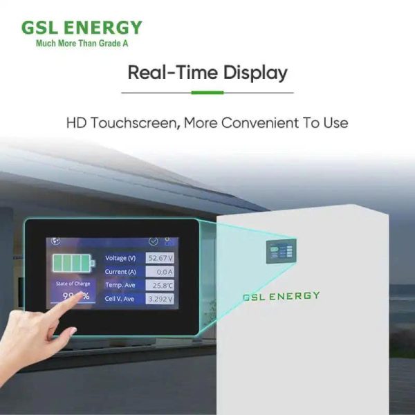 Pin lưu trữ năng lượng LiFePO₄ GSL Energy 20kWh 51.2V 400Ah – Dạng tủ di động